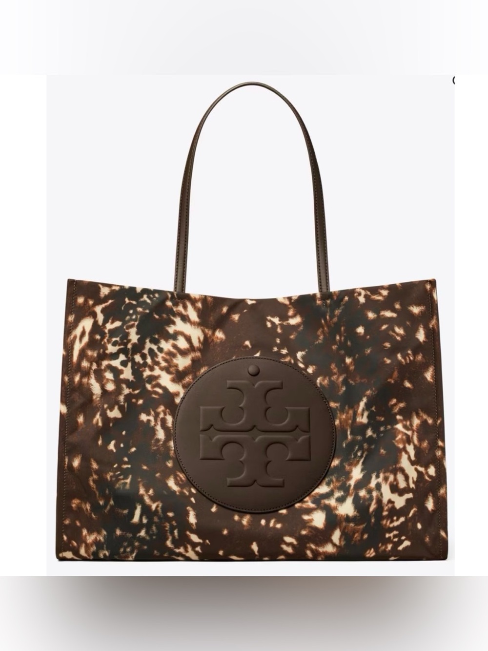 TORY BURCH ELLA PRINTED TOTE, FALL FAWN - Picture 9 of 9